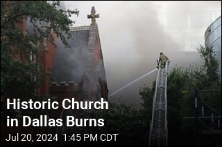 Historic Church in Dallas Burns