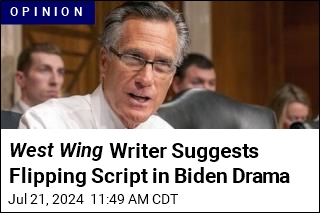 West Wing Writer Suggests Flipping Script in Biden Drama