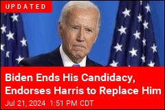 Biden Ends His Candidacy, Does Not Endorse Replacement