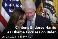 Clintons Endorse Harris as Obama Focuses on Biden