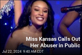 Miss Kansas Calls Out Her Abuser From the Stage