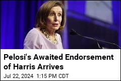 Pelosi Weighs In, Endorses Harris