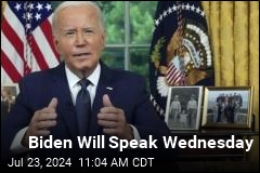 Biden to Give Oval Office Address on Wednesday