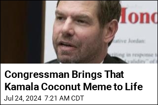 Congressman Brings That Kamala Coconut Meme to Life