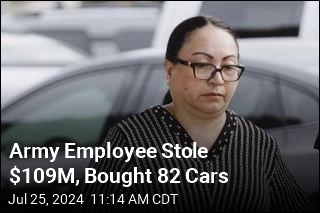 Army Employee Stole $109M, Bought 82 Cars