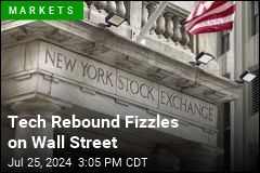 Tech Rebound Fizzles on Wall Street