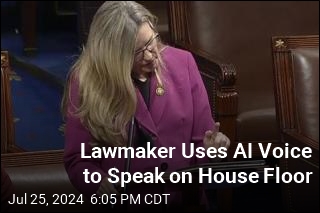 In a First, Lawmaker Speaks on House Floor Through AI