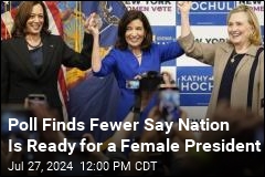 Fewer Believe Nation Ready for Female President, Poll Finds