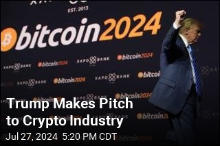 Trump Tells Crypto Industry He&#39;s a Supporter Now