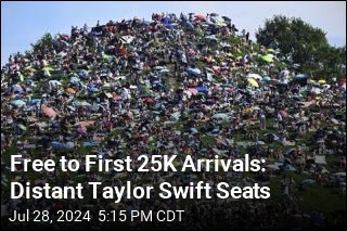 Free to First 25K Arrivals: Distant Taylor Swift Seats