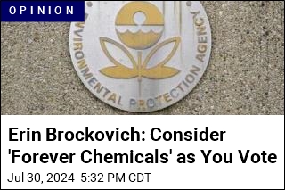 Erin Brockovich: Voters Must Consider &#39;Forever Chemicals&#39;