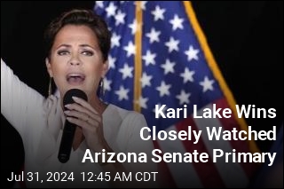 Kari Lake Wins Closely-Watched Arizona Senate Primary