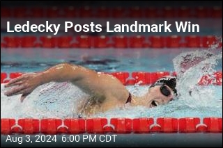 Ledecky Posts Milestone Win