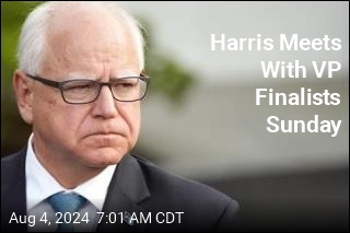 Harris Meets With VP Finalists Sunday