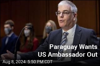 Angered by US Sanctions, Paraguay Wants Envoy Out