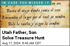 Utah Father, Son Solve Treasure Hunt