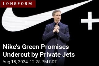 Nike Made Green Promises, but Its Private Jets Are Busy