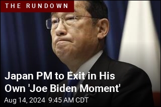 Japan PM to Exit in His Own &#39;Joe Biden Moment&#39;