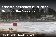 Ernesto Becomes Hurricane No. 3 of the Season