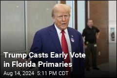 Trump Votes Early in Florida Primaries