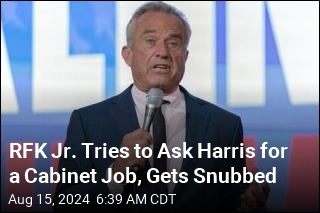 RFK Jr. Tries to Ask Harris for a Cabinet Job, Gets Snubbed