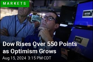 Dow Rises Over 550 Points as Optimism Grows