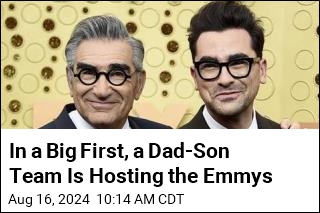 In a Big First, a Dad-Son Team Is Hosting the Emmys