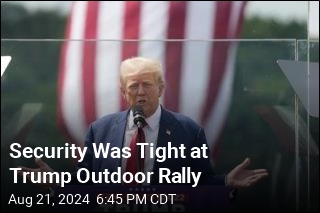 Trump Holds First Outdoor Rally Since Assassination Attempt