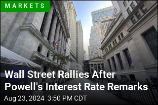 Wall Street Rallies After Powell&#39;s Interest Rate Remarks