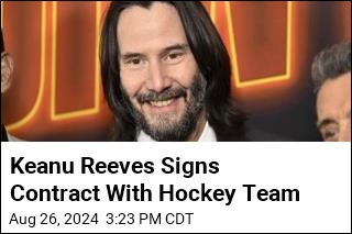 Keanu Reeves Signs Contract With Hockey Team