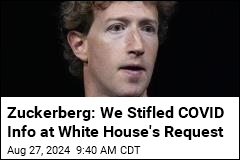 Zuckerberg: WH Pressured Meta to Censor COVID Content