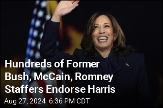 Hundreds of Former Bush, McCain, Romney Staffers Endorse Harris