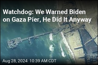 Report: Biden Pushed for Gaza Pier Despite Warnings