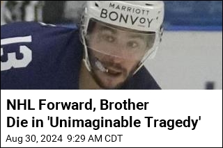 NHL Forward, Brother Die in &#39;Unimaginable Tragedy&#39;