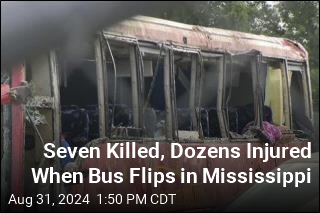 Seven Killed, Dozens Injured When Bus Flips in Mississippi