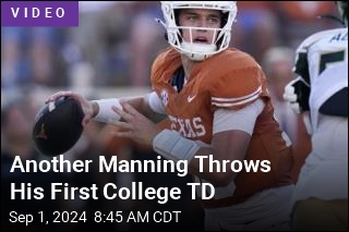 Another Manning Throws His First College TD