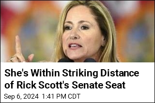 She&#39;s Within Striking Distance of Rick Scott&#39;s Senate Seat