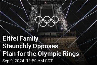 Eiffel Family Wants the Olympic Rings Gone