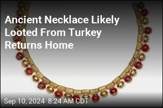 Necklace Likely Looted From Turkey Returns Home