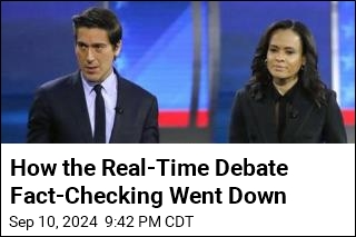 How the Real-Time Debate Fact-Checking Went Down