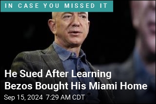 He Learned Jeff Bezos Bought His House, and Sued