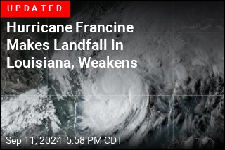 Hurricane Francine Strengthens to a Category 2 Storm