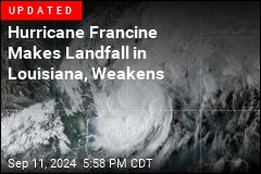 Hurricane Francine Strengthens to a Category 2 Storm