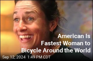 American Is Fastest Woman to Bike Around the World