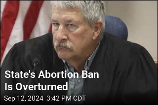 North Dakota Judge Strikes Down Abortion Ban