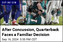 After Concussion, Quarterback Faces a Familiar Decision