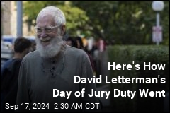 David Letterman Made It Pretty Far at Jury Duty