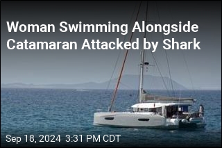 Woman Swimming Alongside Catamaran Attacked by Shark