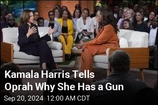 Kamala Harris Explains to Oprah Winfrey Why She Has a Gun