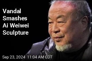 Vandal Smashes Ai Weiwei Sculpture